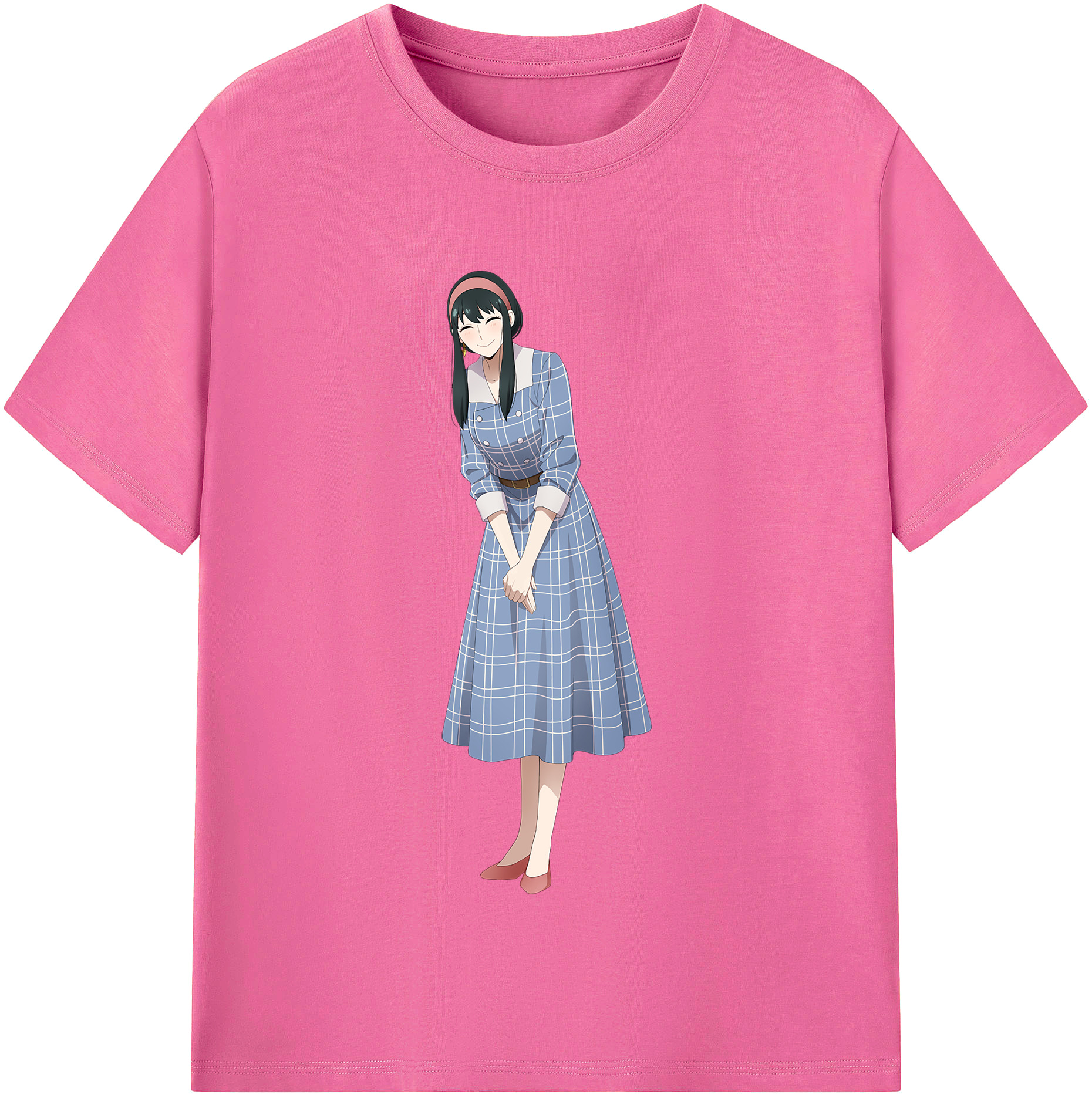（画像用） SPY×FAMILY间谍家家酒 レディースカジュアルプリントTシャツ（綿100％）